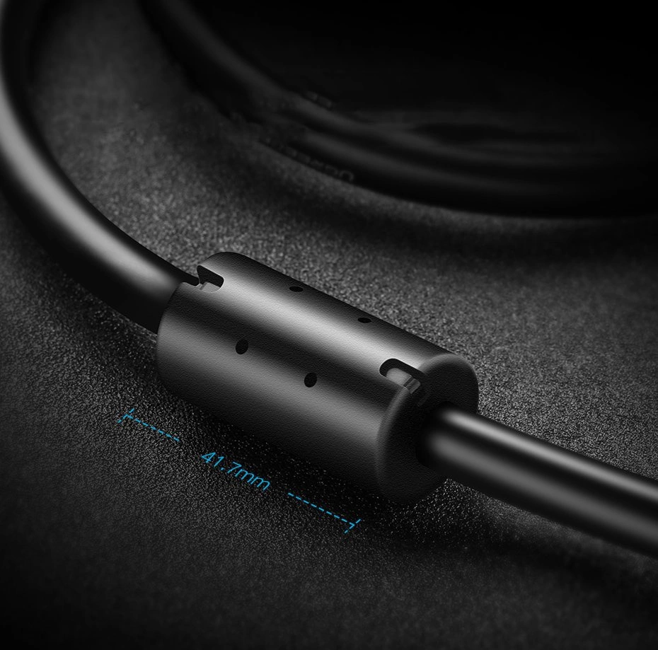 Daten- und Ladekabel USB-A - miniUSB UGREEN US132, 3m, Schwarz