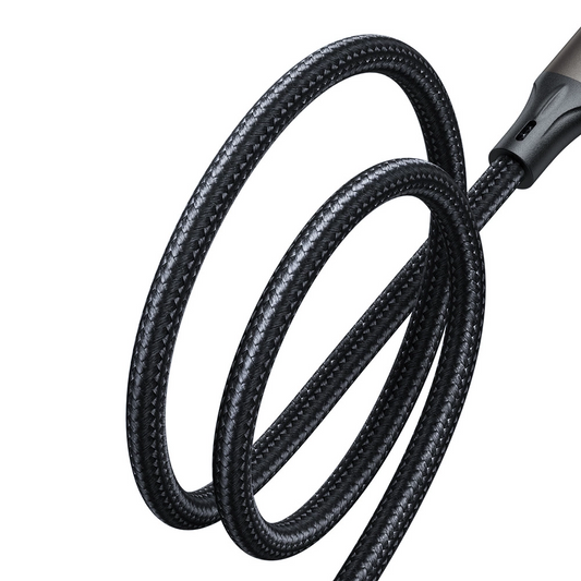 Daten- und Ladekabel USB-A - USB-C Joyroom S-A25 Light-Speed, 100W, 1.2m, Schwarz