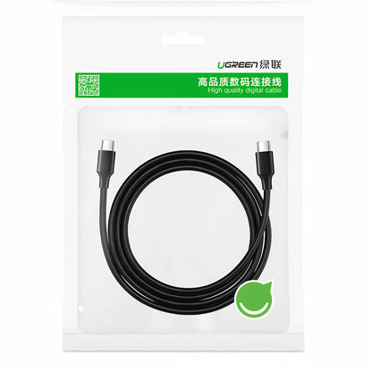 USB-C Data and Charging Cable - USB-C UGREEN US286, 60W, 3m, Black