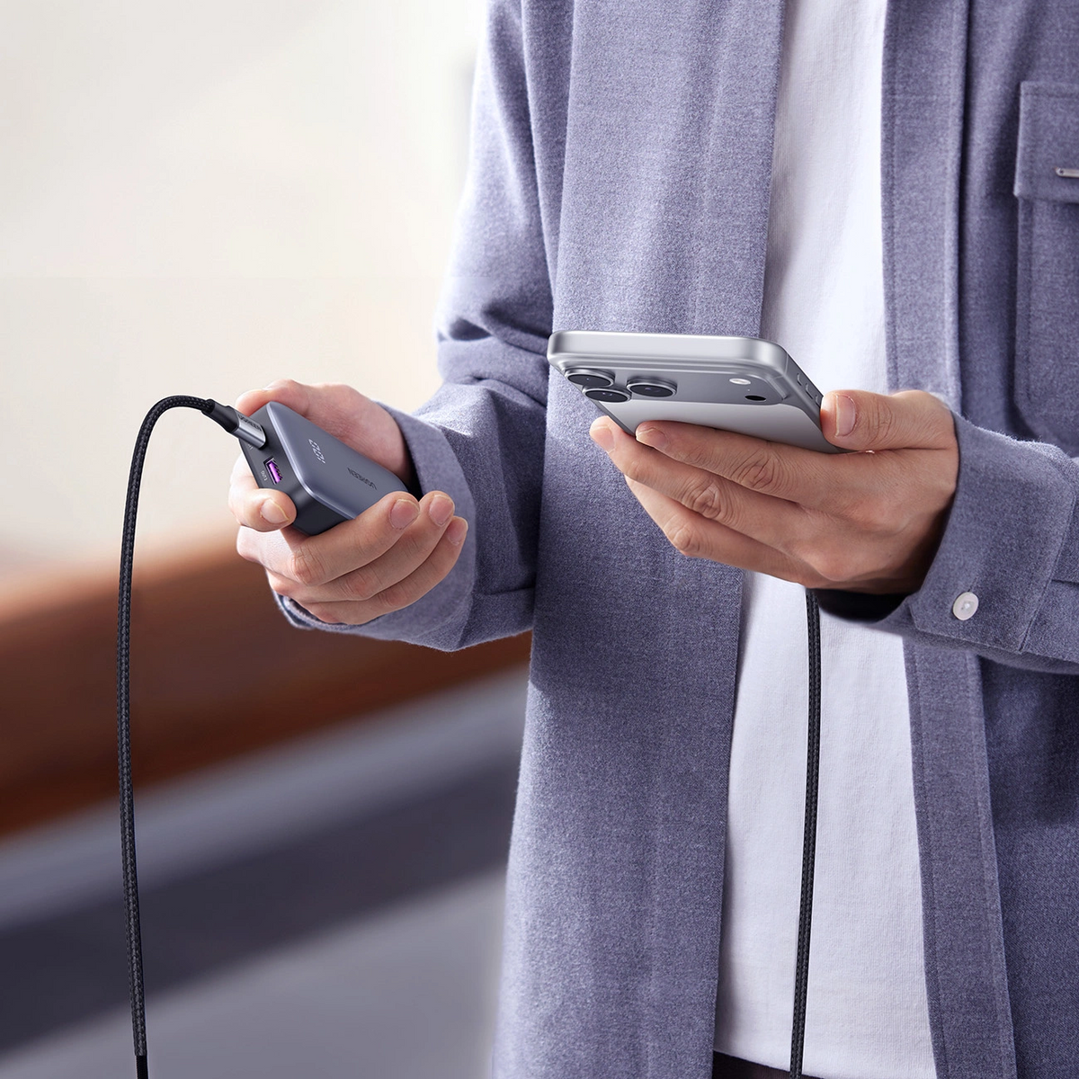 Daten- und Ladekabel USB-C - USB-C UGREEN, 100W, 3m, Schwarz