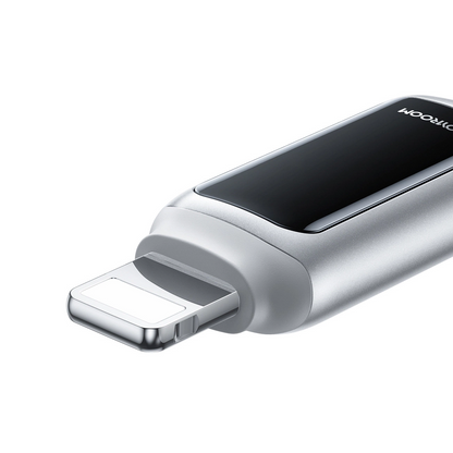 Daten- und Ladekabel USB-A - Lightning Joyroom S-A55 StarFlight Display, 18W, 1.2m, Weiß
