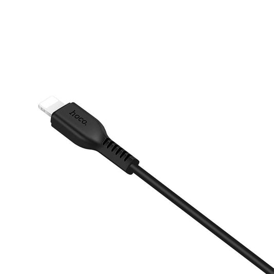 USB-A - Lightning Daten- und Ladekabel HOCO Flash X20, 18W, 1m, Schwarz