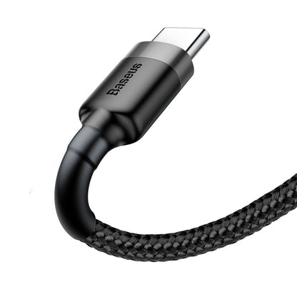 USB-A - USB-C Daten- und Ladekabel Baseus Coffee, 18 W, 3 m, Grau CATKLF-UG1