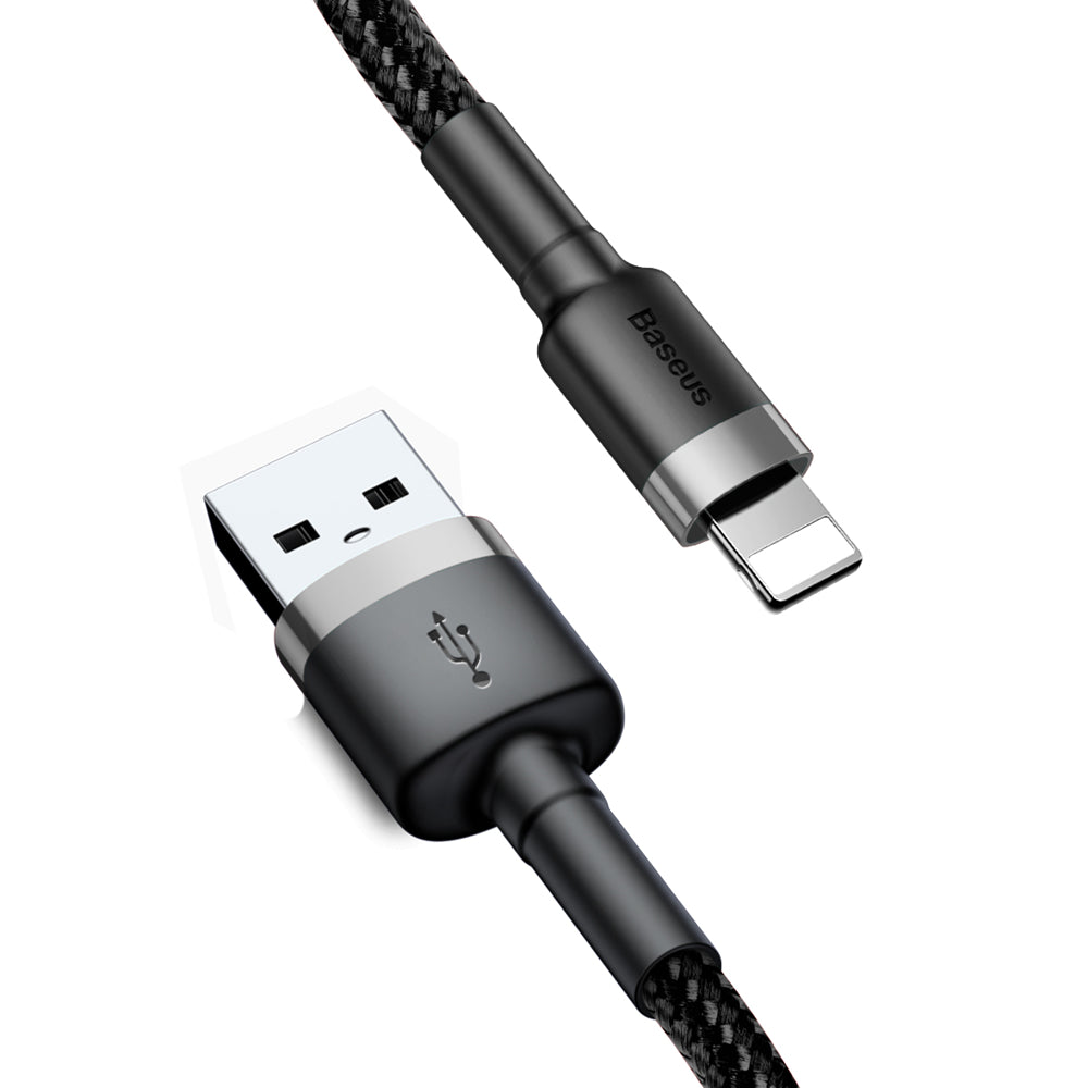 Daten- und Ladekabel USB-A – Lightning Baseus Coffee, 18 W, 1 m, Grau CALKLF-BG1