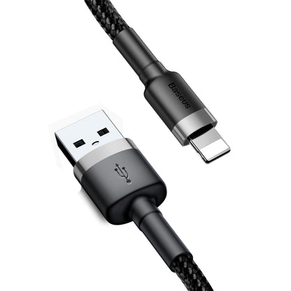 Daten- und Ladekabel USB-A – Lightning Baseus Coffee, 18 W, 1 m, Grau CALKLF-BG1