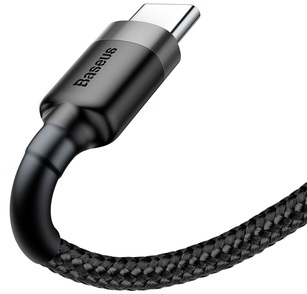 Daten- und Ladekabel USB-A - USB-C Baseus Coffee, 18 W, 1 m, Grau CATKLF-BG1