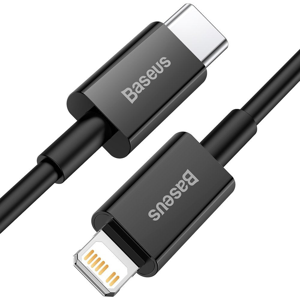 Daten- und Ladekabel USB-C – Lightning Baseus Superior Series, 20 W, 1 m, Schwarz CATLYS-A01