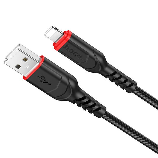 Daten- und Ladekabel USB-A - Lightning HOCO X59 Victory, 18W, 1m, Schwarz