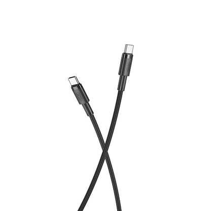 Daten- und Ladekabel USB-C - USB-C XO Design NB-Q199, 100 W, 1,5 m, Schwarz