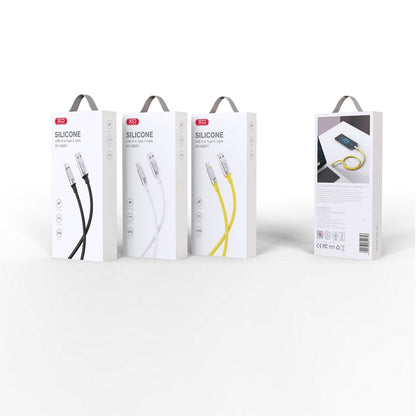 Daten- und Ladekabel USB-A - USB-C XO Design NB251, 18W, 1m, Schwarz