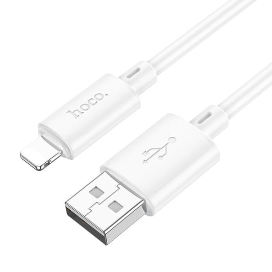 Daten- und Ladekabel USB-A - Lightning HOCO X88, 18W, 1m, Weiß