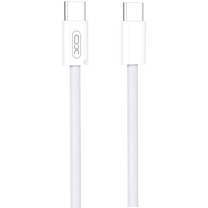 Daten- und Ladekabel USB-C - USB-C XO Design NB-Q260A, 60W, 1m, Weiß