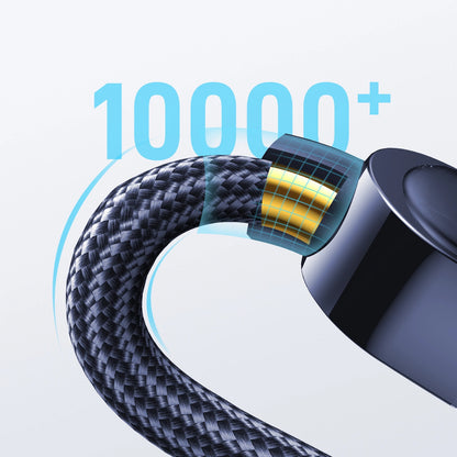 USB-C Daten- und Ladekabel - USB-C Joyroom A4 Display, 100W, 1,2m, Blau