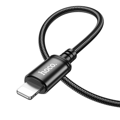 USB-C - Lightning Daten- und Ladekabel HOCO X89, 20W, 1m, Schwarz