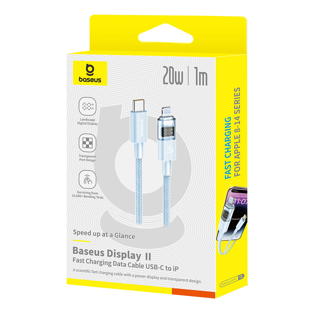 USB-C Daten- und Ladekabel - USB-C Baseus Display 2, 100W, 2m, Blau P10382702311-01