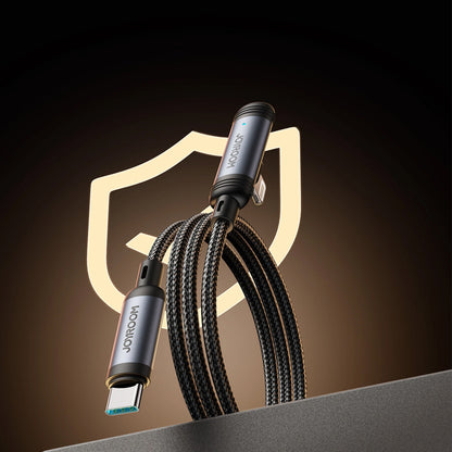 Daten- und Ladekabel USB-C - Lightning Joyroom S-A56 EnjoyX Angled, 30W, 1.2m, Schwarz