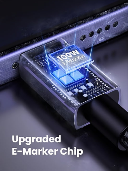 USB-C Daten- und Ladekabel - USB-C UGREEN L512, 100W, 2m, Grau