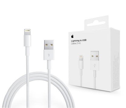 USB-A - Lightning Lade- und Datenkabel Apple A1480, 18W, 1m, Weiß MUQW3ZM/A