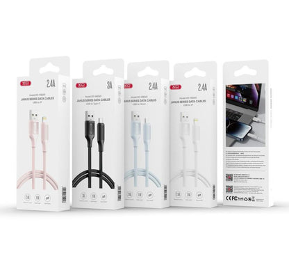 Daten- und Ladekabel USB-A - Lightning XO Design NB265, 12W, 1m, Rosa