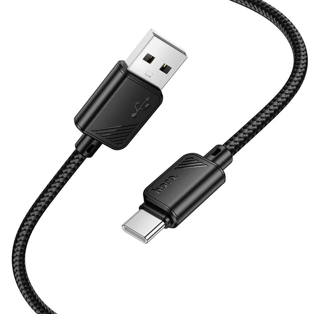 Daten- und Ladekabel USB-A - USB-C HOCO X113, 18W, 1m, Schwarz
