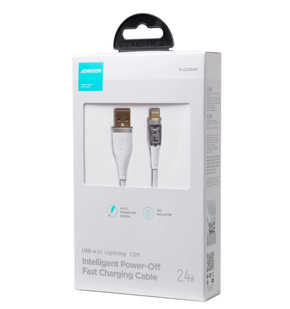 Daten- und Ladekabel USB-A - Lightning Joyroom S-UL012A3, 18W, 1,2m, Weiß