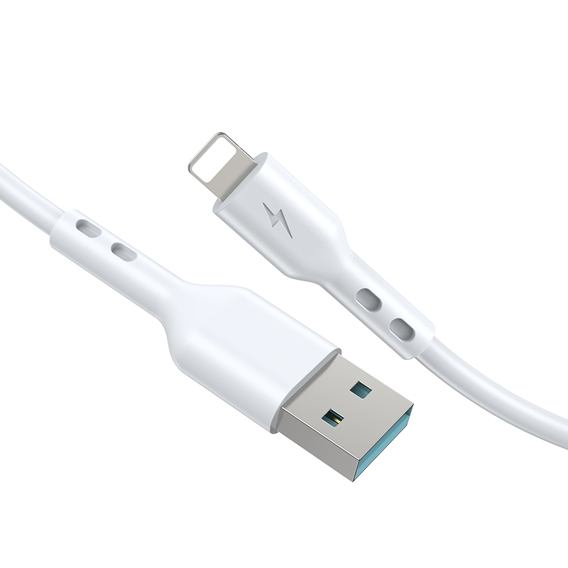 Daten- und Ladekabel USB-A - Lightning BWOO BO-X172L-2M, 15W, 2m, Weiß