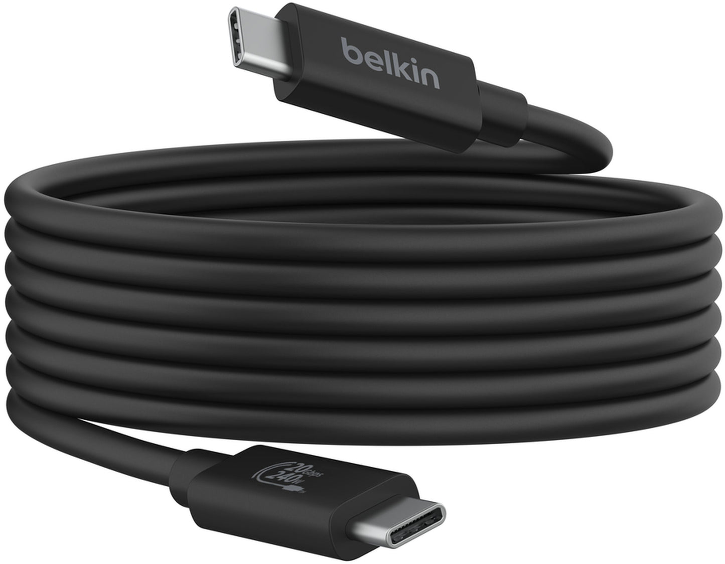 Daten- und Ladekabel USB-C - USB-C Belkin Connect, 240W, 2m, Schwarz INZ004bt2MBK
