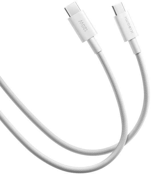 USB-C Daten- und Ladekabel - USB-C Xiaomi, 120W, 2m, Weiß BHR087AGL
