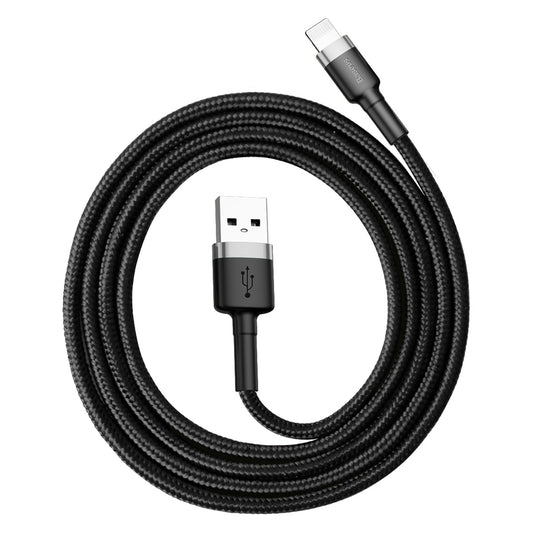 Daten- und Ladekabel USB-A – Lightning Baseus Coffee, 18 W, 1 m, Grau CALKLF-BG1