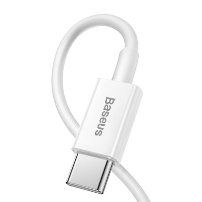 Daten- und Ladekabel USB-C – Lightning Baseus Superior Series, 20 W, 0,25 m, Weiß CATLYS-02