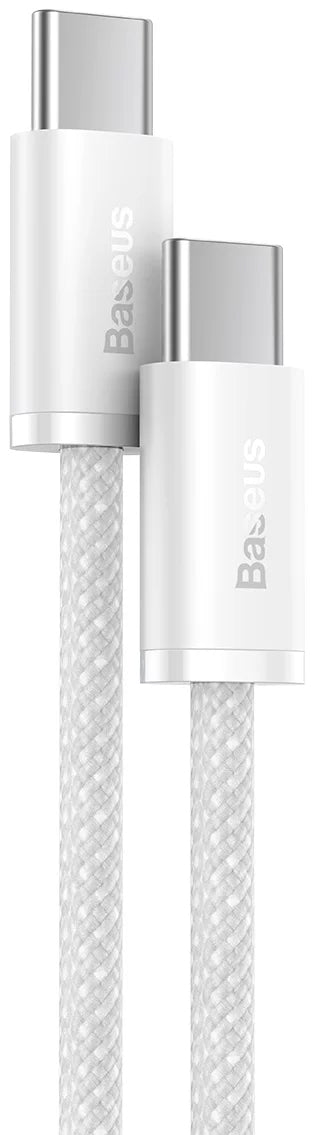 Daten- und Ladekabel USB-C – USB-C Baseus Dynamic Series, 100 W, 1 m, Weiß CALD000202