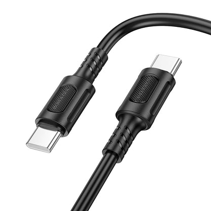 USB-C Daten- und Ladekabel - USB-C Borofone BX111 Feliz, 60W, 1m, Schwarz
