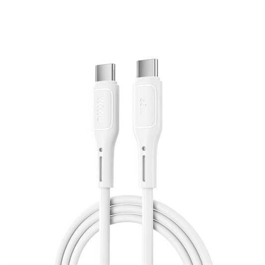 Daten- und Ladekabel USB-C - USB-C WiWu Wi-C043E Starlink, 60 W, 1 m, Weiß