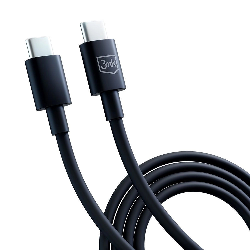 USB-C Daten- und Ladekabel - USB-C 3MK Hyper, 100W, 1.2m, Schwarz