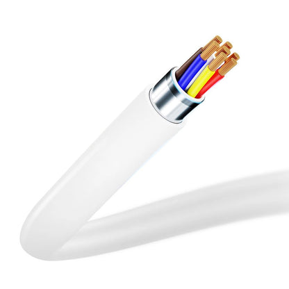 Daten- und Ladekabel USB-C - Lightning 3MK Hyper, 20W, 1,2m, Weiß