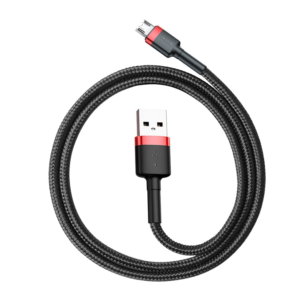 Daten- und Ladekabel USB-A - microUSB Baseus Cafule, 18W, 2m, Rot