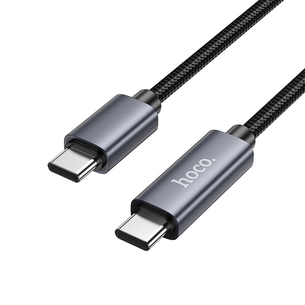 USB-C Daten- und Ladekabel - USB-C HOCO Display X112, 60W, 1m, Schwarz