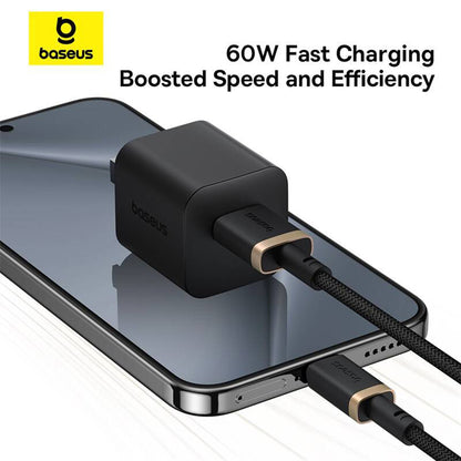 Baseus Dura Series USB-A to USB-C Data and Charging Cable, 60W, 1m, Gold P10377802U01-00