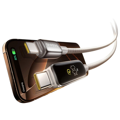 USB-C Daten- und Ladekabel - USB-C Baseus Vipow Display, 100W, 2m, Grau P10381802851-01
