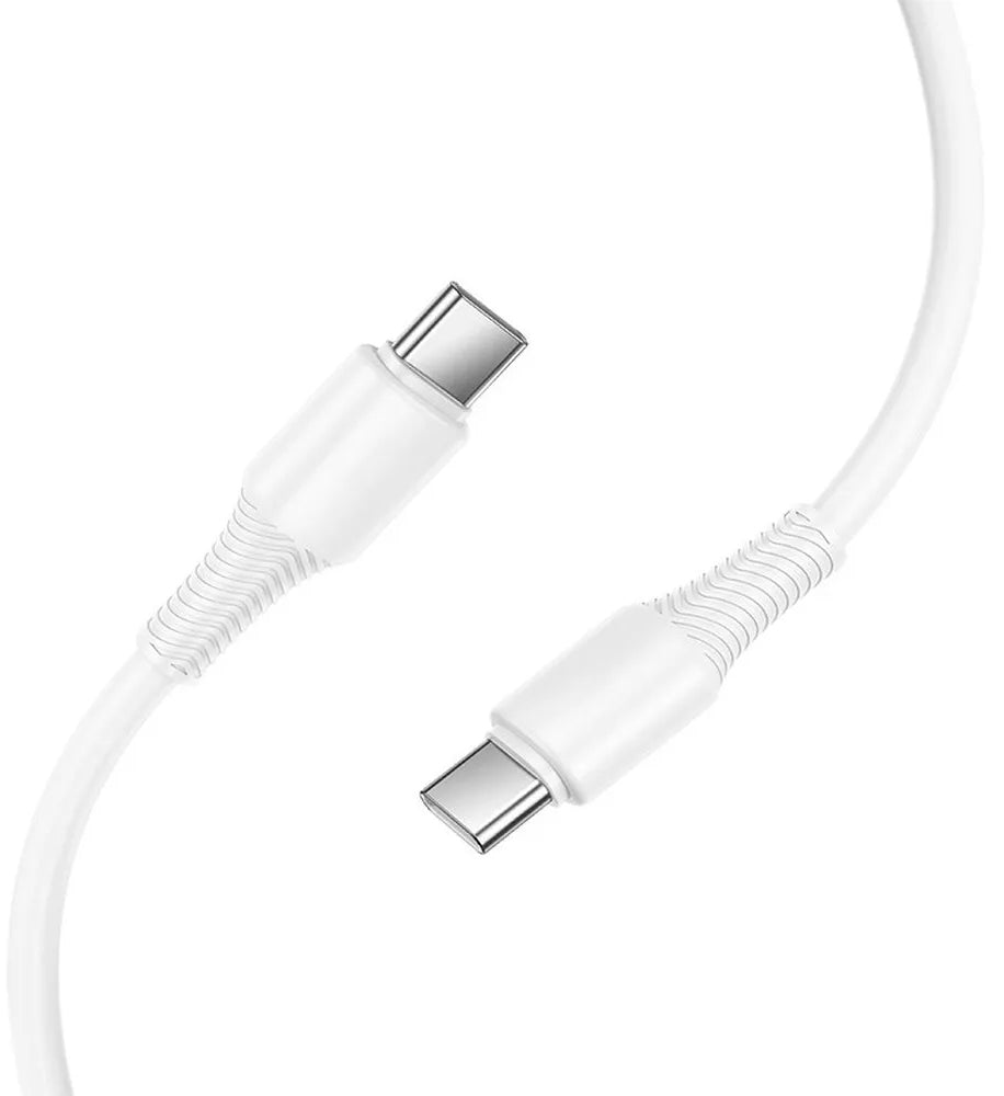 USB-C Daten- und Ladekabel - USB-C HOCO X120, 60W, 1m, Weiß
