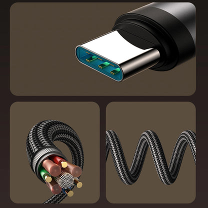 USB-C Daten- und Ladekabel - USB-C Joyroom S-A56 EnjoyX Angled, 60W, 1.2m, Schwarz