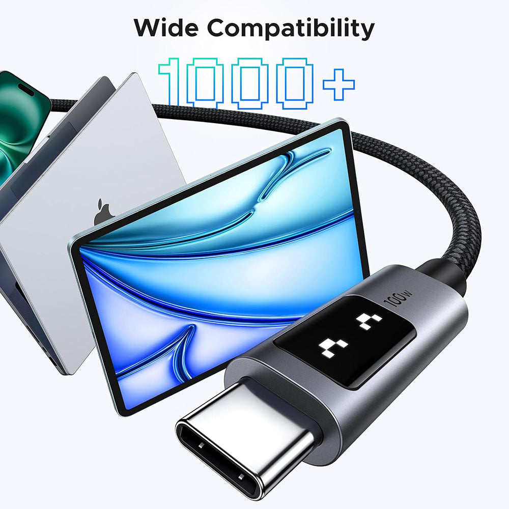 USB-C Data and Charging Cable - USB-C UGREEN L509, 100W, 0.5m, Gray