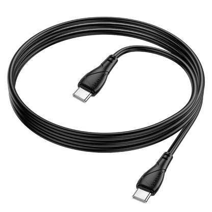 USB-C Daten- und Ladekabel - USB-C Borofone BX121 Energy, 60W, 1m, Schwarz