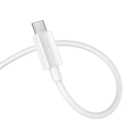 Daten- und Ladekabel USB-A - USB-C HOCO X107, 18W, 1m, Weiß