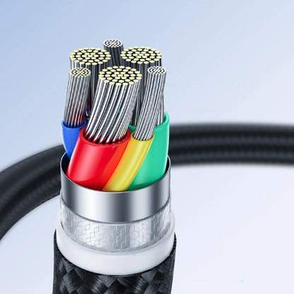 USB-C Daten- und Ladekabel - USB-C Joyroom S-A11, 60W, 0,25m, Schwarz