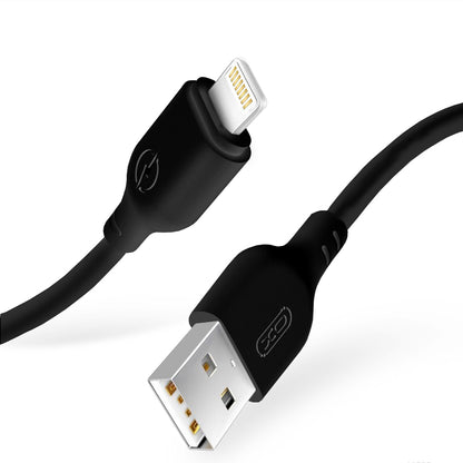 Daten- und Ladekabel USB-A - Lightning XO Design NB103, 18W, 2m, Schwarz