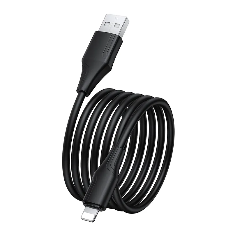 Daten- und Ladekabel USB-A - Lightning HOCO X124, 18W, 1m, Schwarz