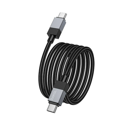 Daten- und Ladekabel USB-C - USB-C HOCO X110, 60W, 1m, Schwarz