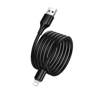 Daten- und Ladekabel USB-A - Lightning HOCO X120, 18W, 1m, Schwarz