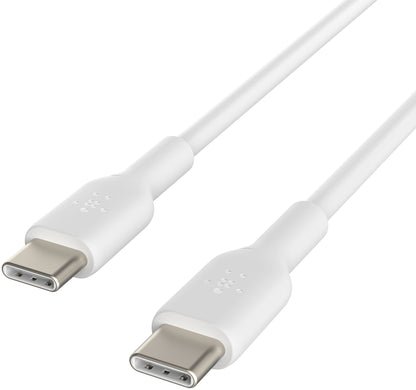 Daten- und Ladekabel USB-C - USB-C Belkin BoostCharge, 60W, 1m, 2er-Set, Weiß CAB003bt1MWH2PK